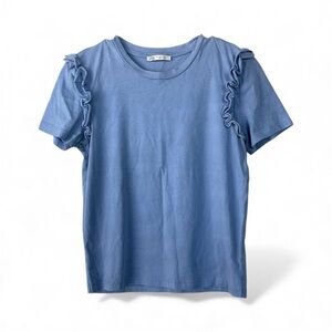 Zara Light Blue Casual Top